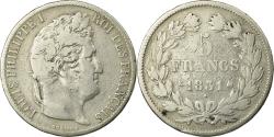 World Coins - Coin, France, Louis-Philippe, 5 Francs, 1831, Bordeaux, , Silver