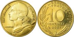 World Coins - Coin, France, Marianne, 10 Centimes, 2001, Paris, BE,