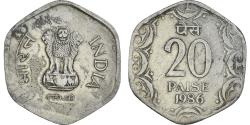 World Coins - INDIA-REPUBLIC, 20 Paise, 1986, , Aluminum, KM:44