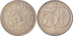 World Coins - Coin, Czechoslovakia, 50 Haleru, 1986