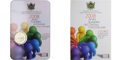 World Coins - San Marino, 2 Euro, European Year of Intercultural Dialogue, 2008, Rome