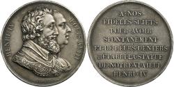 World Coins - France, Token, Louis XVIII-Henri IV, Rétablissement de la Statue de Henri IV