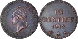 World Coins - Coin, France, Dupré, Centime, 1848, Paris, , Bronze, KM:754