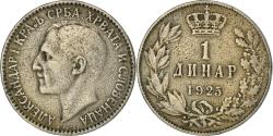 World Coins - Coin, Yugoslavia, Alexander I, Dinar, 1925, Poissy, , Nickel-Bronze