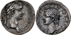 Ancient Coins - Cappadocia, Drusus and Tiberius, Denarius, 33-34, Caesarea, Silver,