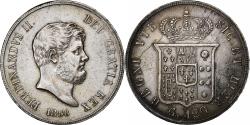 World Coins - ITALIAN STATES, NAPLES, Ferdinando II, 120 Grana, 1856, Naples, Silver