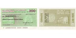 World Coins - Italy, 200 Lire, Milano, UNC(65-70)