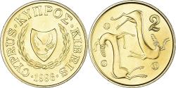 World Coins - Coin, Cyprus, 2 Cents, 1996, , Nickel-brass, KM:54.3