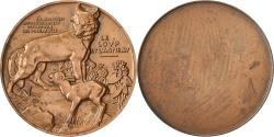 World Coins - France, Medal, Contes et Fables, Le Loup et l'Agneau, MDP, Bronze, Vernon