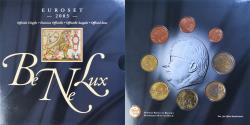 World Coins - Benelux, Euroset + jeton, Road to Europe, 2003, BU,