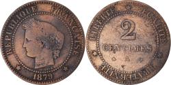 World Coins - Coin, France, Cérès, 2 Centimes, 1879, Paris, , Bronze, KM:827.1