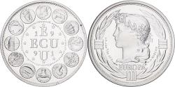 World Coins - France, Medal, Ecu Europa, 1991, Silver,