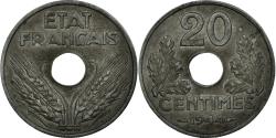 World Coins - Coin, France, État français, 20 Centimes, 1944, Paris, , Zinc