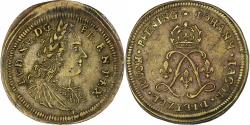World Coins - France, Token, Louis XV, Nuremberg, Jacob Dietzel, Brass,