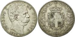World Coins - Coin, Italy, Umberto I, 5 Lire, 1879, Rome, , Silver