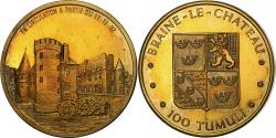 World Coins - Belgium, Token, 100 Tumuli - Braine-le-Château, 1982, Copper,