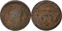 World Coins - France, Directoire, 5 Centimes, Dupré, AN 5, Paris, Copper,