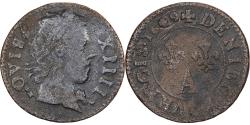 World Coins - France, Louis XIV, Denier Tournois, 1649, Paris, Copper, , Gadoury:70