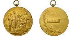 World Coins - France, Medal, Gymnastique, Instruction Militaire, Saint-Paul, 1923,