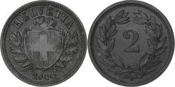 World Coins - Switzerland, 2 Rappen, 1944, Bern, Zinc, , KM:4.2b