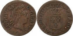 World Coins - France, Louis XV, Liard à la Vieille Tête, 1773, Lille, Copper,