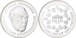 World Coins - Germany, Medal, Konrad Adenauer, Politics, 1994, Proof, , Silver