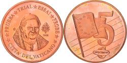 World Coins - Vatican, Medal, 5 C, Essai-Trial Benoit XVI, 2008, , Copper