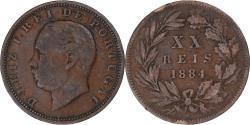World Coins - Coin, Portugal, 20 Reis, 1884