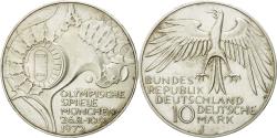 World Coins - Coin, GERMANY - FEDERAL REPUBLIC, 10 Mark, 1972, Hamburg, , Silver