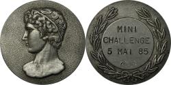World Coins - France, Medal, Mini Challenge, CRF, Apollon, 1985, , Tin