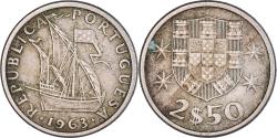 World Coins - Coin, Portugal, 2-1/2 Escudos, 1963