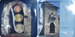 World Coins - San Marino, Euro-Set, St. Francis' Gate, 2005, Rome, Special Unc.,