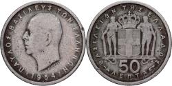 World Coins - Greece, Pavel I, 50 Lepta, 1954, Copper-nickel, , KM:80