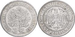 World Coins - Weimar Republic, 5 Mark, 1928, Stuttgart, Silver,