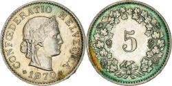 World Coins - Coin, Switzerland, 5 Rappen, 1970, Bern, , Copper-nickel, KM:26