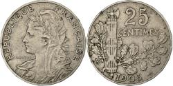 World Coins - France, 25 Centimes, Patey, 1905, Paris, Nickel, , Gadoury:364, KM:856