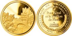 World Coins - France, Medal, Arts & Culture, Le Pont Royal et le Pavillon de Flore de Camille