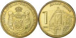 World Coins - Serbia, Dinar, 2007, Nickel-brass, , KM:39