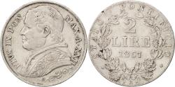 World Coins - Coin, ITALIAN STATES, PAPAL STATES, Pius IX, 2 Lire, 1867, Rome,