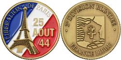 World Coins - France, Token, Libération de Paris, 25 août 1944, Copper-nickel,