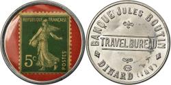 World Coins - Coin, France, Banque Jules Boutin Travel Bureau, 5 Centimes, Timbre-Monnaie
