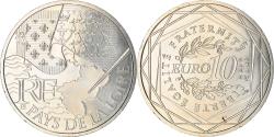 World Coins - France, 10 Euro, Pays de la Loire, 2010, Paris, , Silver, KM:1665