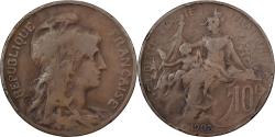 World Coins - France, 10 Centimes, Daniel-Dupuis, 1905, Paris, Bronze, , Gadoury:277