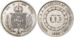 World Coins - Pedro II, 500 Reis, Silver, , KM:464