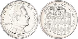 World Coins - Coin, Monaco, Rainier III, 1/2 Franc, 1978, , Nickel, KM:145