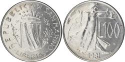 World Coins - Coin, San Marino, 100 Lire, 1981, Rome, , Steel, KM:122