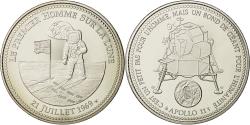 World Coins - France, Medal, Le premier homme sur la Lune, Sciences & Technologies, 1969