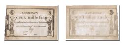 World Coins - Banknote, France, 2000 Francs, 1795, Emon, AU(55-58), KM:A81, Lafaurie:176