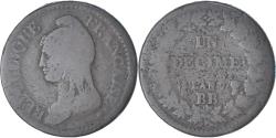 World Coins - France, Dupré, 1 Décime, AN 7, Strasbourg, , Copper, Gadoury:187