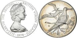 World Coins - Coin, BRITISH VIRGIN ISLANDS, Elizabeth II, Dollar, 1974, Franklin Mint, U.S.A.